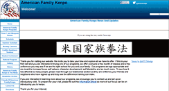 Desktop Screenshot of americanfamilykenpo.com