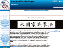 Tablet Screenshot of americanfamilykenpo.com